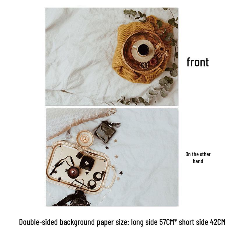 Double-Sided 3D Photo Backdrop for Food Photography and Still Life Props