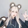 Fun and Safe Plush Animal Ears Headband for Costume Parties Role Playing Soft Wear Adults Comfortable Hairpiece