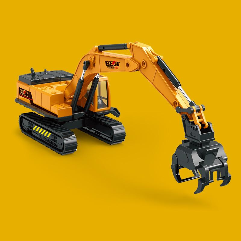 

Имитация детской инженерной машинки, игрушечный дробитель камней, захват для дерева, модель крана, модель машинки для мальчика, подарок на день рождения P128