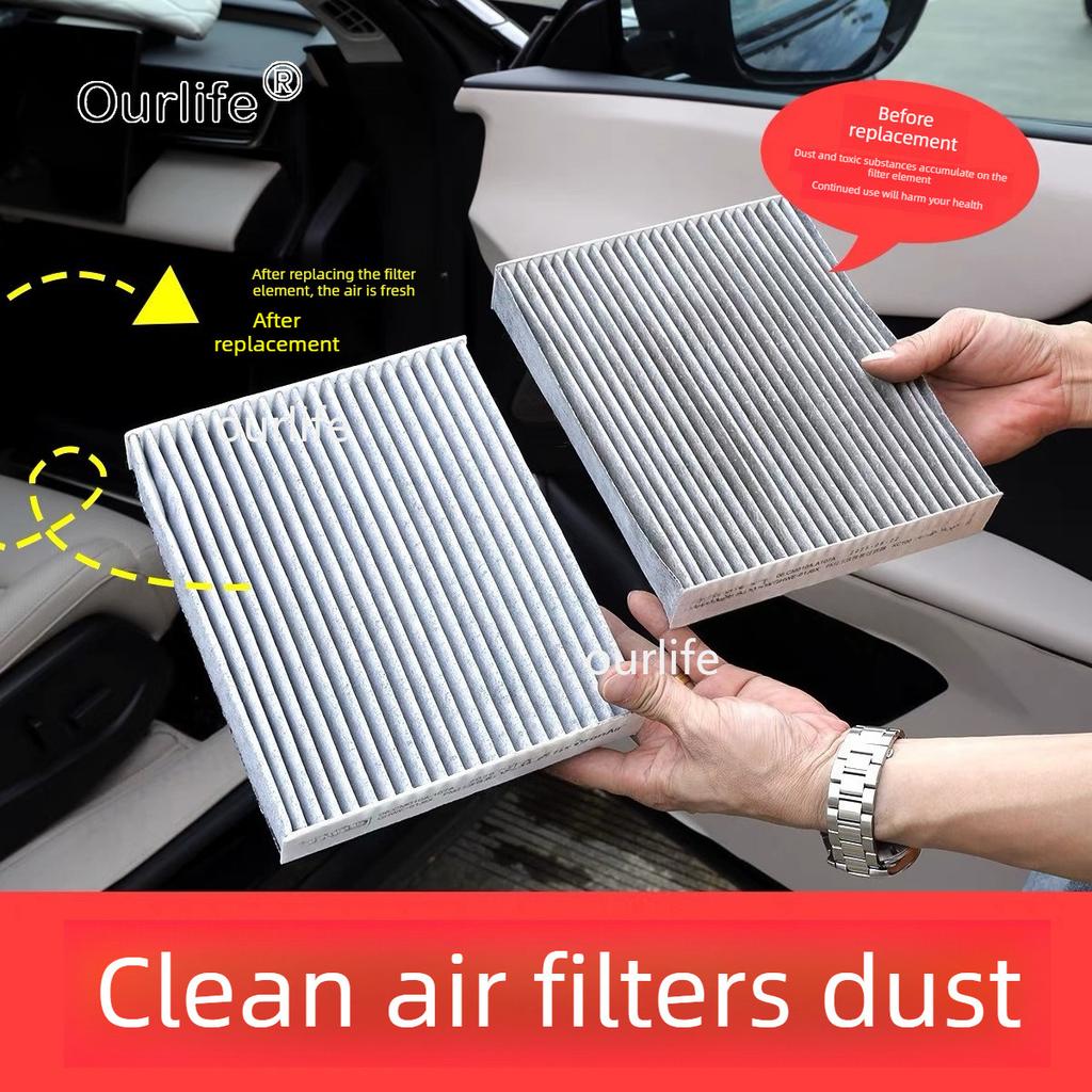 Car Air Filter Element Set Fit Mazda EZ-60 CX-6e 2025 2026 2027 Engine & Cabin Filters Replacement Accessories
