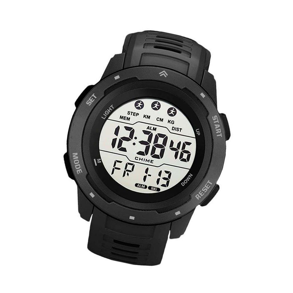 Digital Sports Watch Multifunctional Waterproof Luminous Timing Mens Sport Running Watch for Outdoor