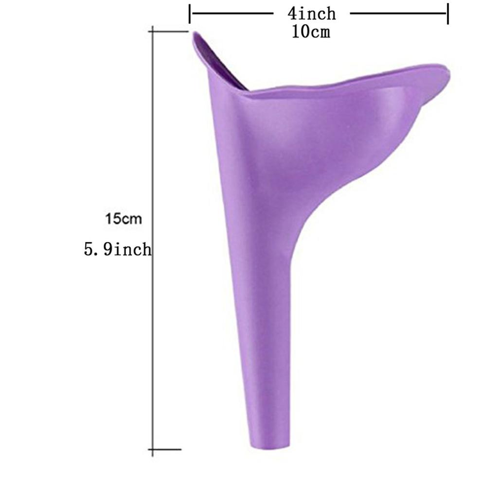 Reusable Female Urinal Silicone Women Pee Funnel Women To Pee Standing Up for Camping Outdoor Travel
