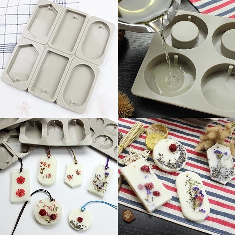 1Pcs Handmade Soap Molds Silicone Wax Aromatherapy Candles Gift DIY Silicone Mold Tools Crafts