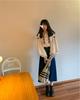 Retro Embroidered Denim Shirt & Lace Asymmetrical Fishtail Skirt Set for Spring & Autumn