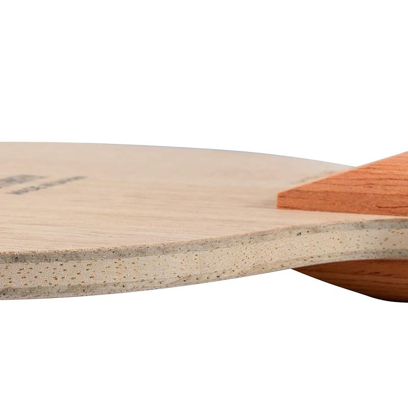 Butterfly Diode V Shakehand Table Tennis Racket, Cuttable, 5-Ply Straight Wood, Large Ball Compatible, 36964
