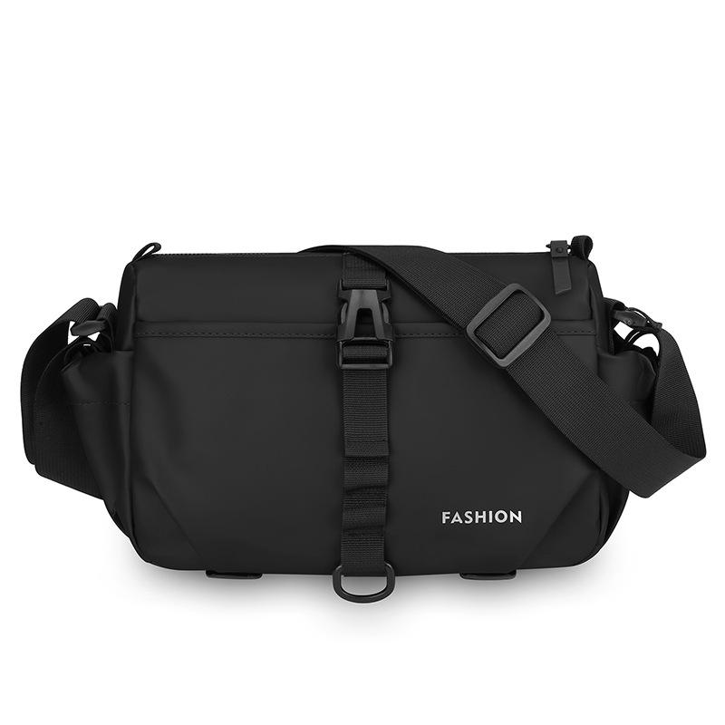 Sports Crossbody Bag Men's Chest Bag Student Shoulder Bag Large Capacity Messenger Bag