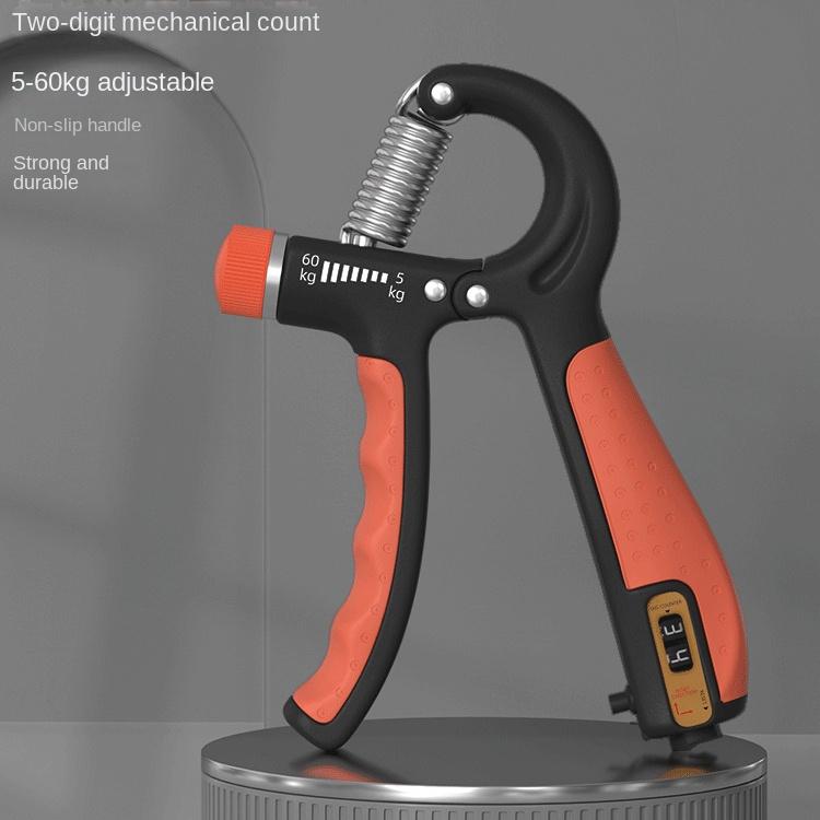 Counting Grip Strength Device for Men, Professional Adjustable Hand Trainer, Finger Arm Wrist Strength Rehabilitation Exercise Device