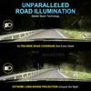 MAXGTRS 2X H7 LED with Fan 20000LM Super Bright Headlight Bulb with Fan Turbo Mini Design Automotive Headlamp 12V 110W