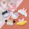 10Pcs New Cute Cartoon Eye Mask Sleep Animal Kitten Resin Scrapbook Diy Jewelry Party Children Hairpin Decorate Accessories A26