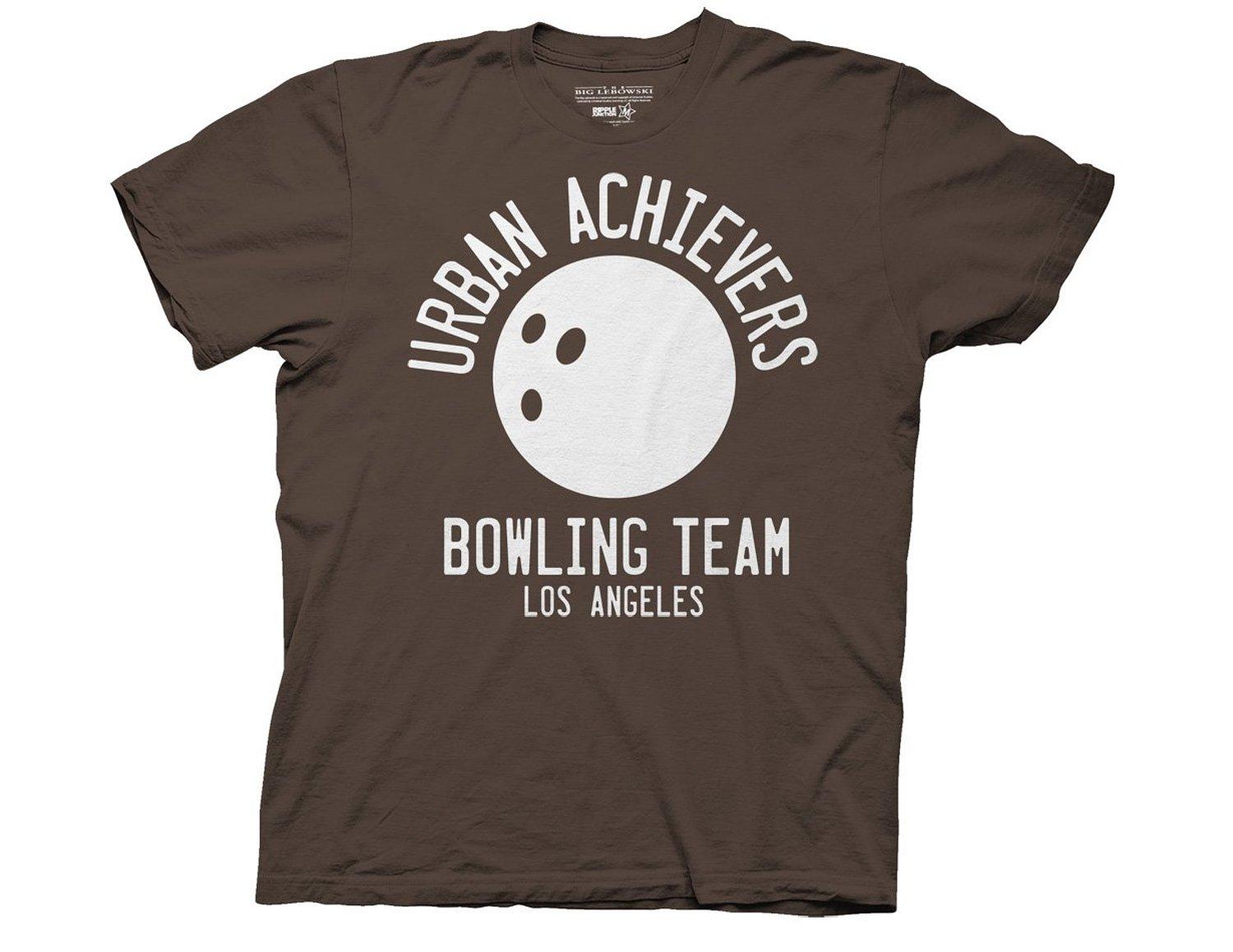 Big Lebowski T-Shirt URBAN ACHIEVERS BOWLING TEAM The Dude Officially Licensed 4XL