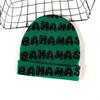 Knitted Letter Bahamas Cap Breathable Hat Urban Streetwear In Seasons Cold
