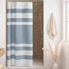 Shower Curtain Spa Waffle Weave Shower Curtain for Bathroom 3M Scotchgard Moisture Management