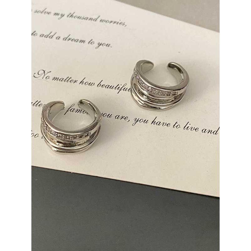European and American Fashion Style Metal Zircon Ear Cuff 2026 New Popular Model Simple and Exquisite Ear Jewelry Non-Pierced Ear Clip for Women
