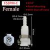 1Pcs Disconnect Fitting Coupling Hose Joint Tube Connector Male Female Hose Barb Valved Quick Shut-Off 3/16 1/4 Quick Coupler