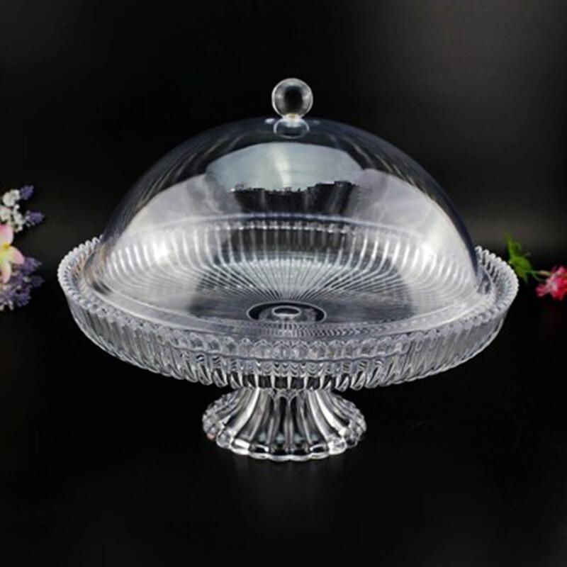 Скандинавская керамическая подставка для десертов и тортов на высокой ножке