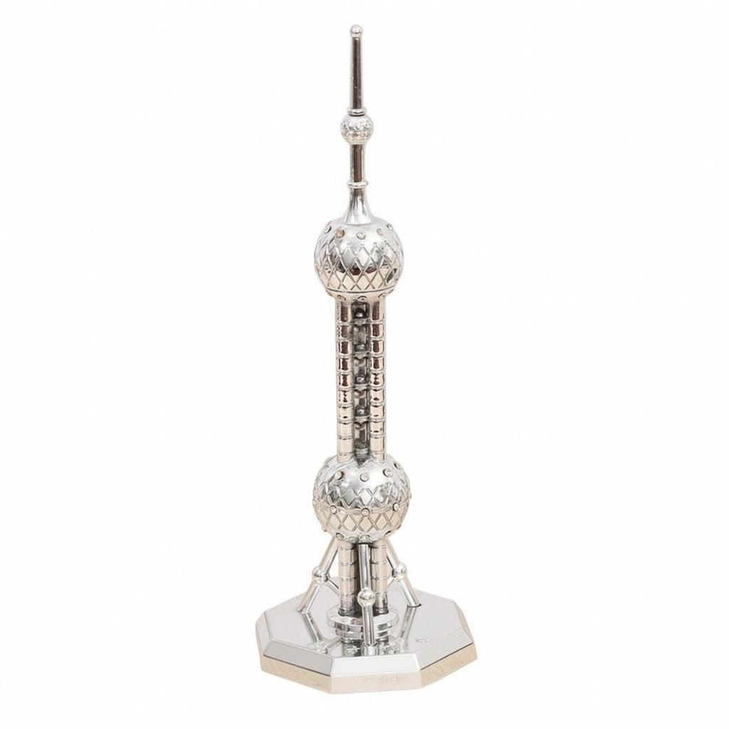 Oriental Pearl Spire Model Compact Shanghai Building Freestanding for Desk