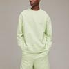 Y-3 Ss22 Solid Color Logo Print Crew Neck Long Sleeve Sweatshirt Men Sweatshirt Green HG6216