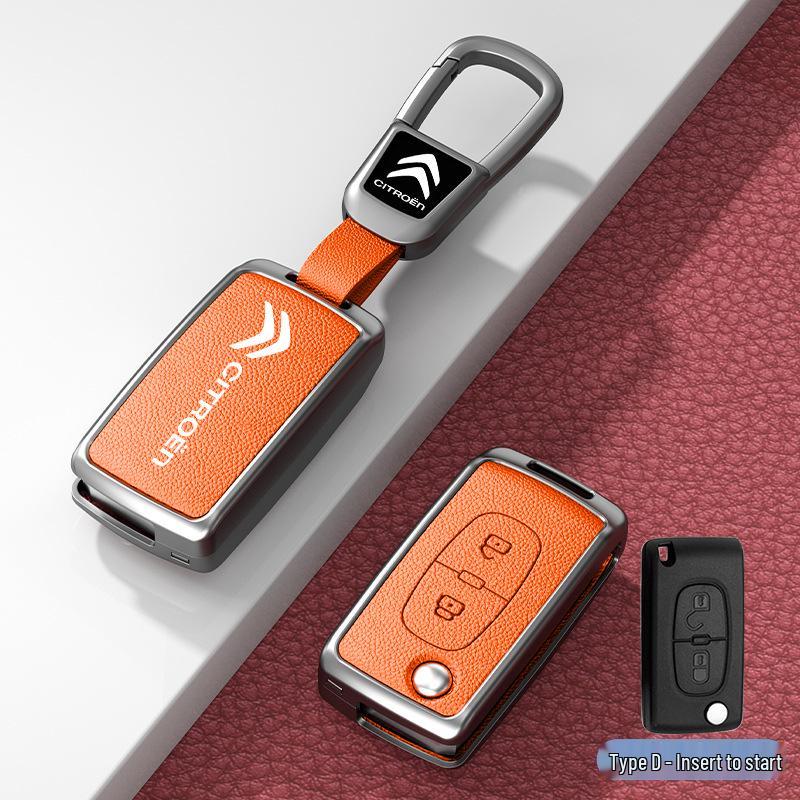 Car Key Cover & Buckle for Citroen C3XR, C4L, Tianyi, C5, C4 Sega, Elysee, C6 Models