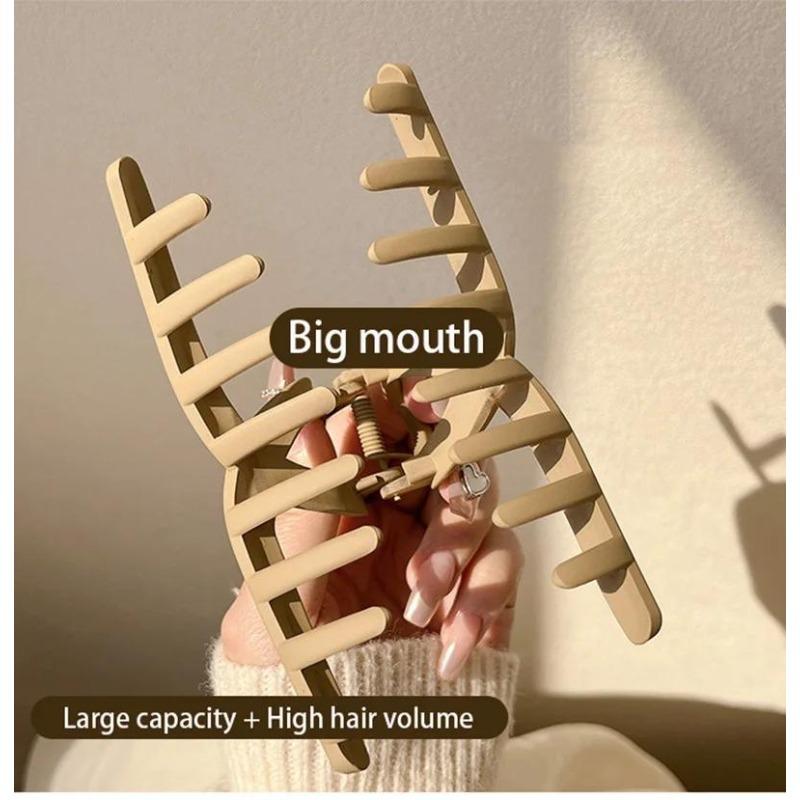 4PCS Women Hair Claw Clip Cross Matte Hairpin Fashion Elegant Hairgrips Large Hair Claw Crab Clips Girls Korean Hair Accessories
