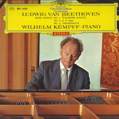 LP deska WILHELM KEMPFF - Beethoven: Klavírní sonáty č.. 21, 25 MG1408 DEUTSCHE GRAMMO Japonsko Klasické Použité