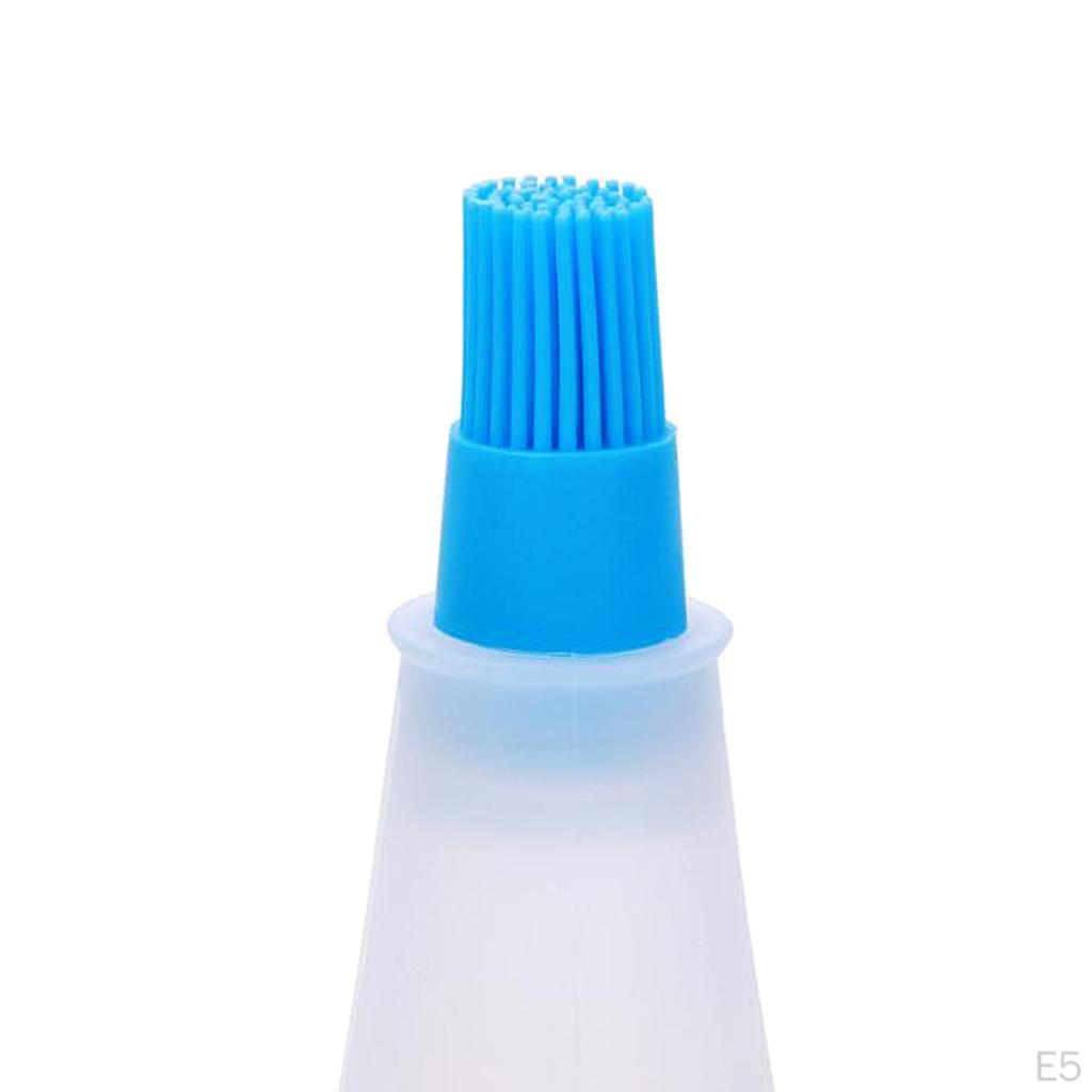 Heat Resistance Silicone Oil Bottle Brush for Grill Baking BBQ Marinate Food fits Pan