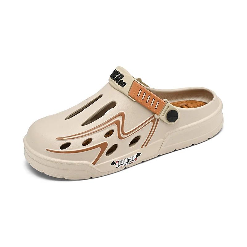 Men Slippers Summer New EVA Soft-soled Platform Slides Sandals Indoor Outdoor Walking Beach Shoes Flip Flops Mens Shoes Big Size