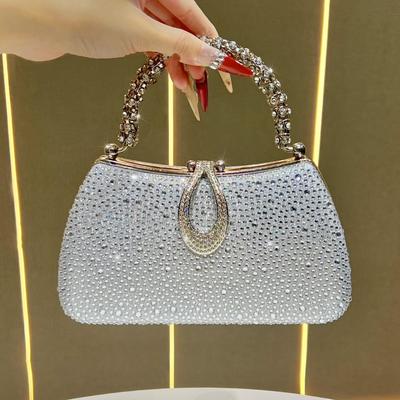 Fashionable and High-end Evening Handbag, Chain Crossbody Bag, Hand-held Bag