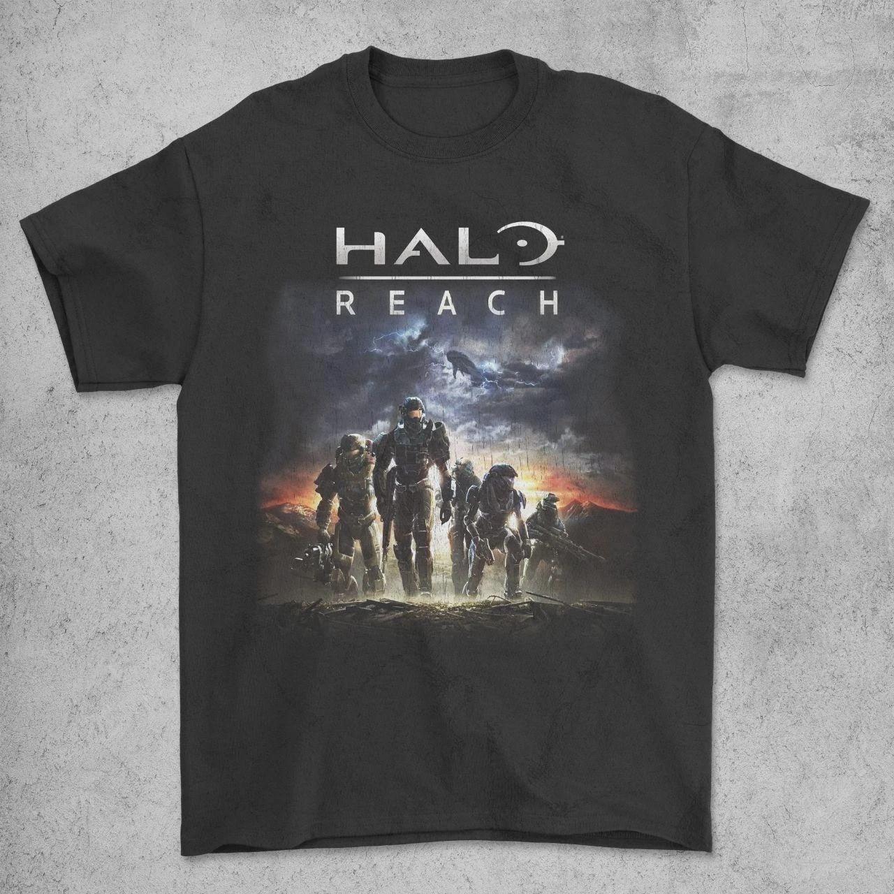 Vintage Style 2010 Halo Reach Video Game Promo Graphic T-Shirt S-5XL XL