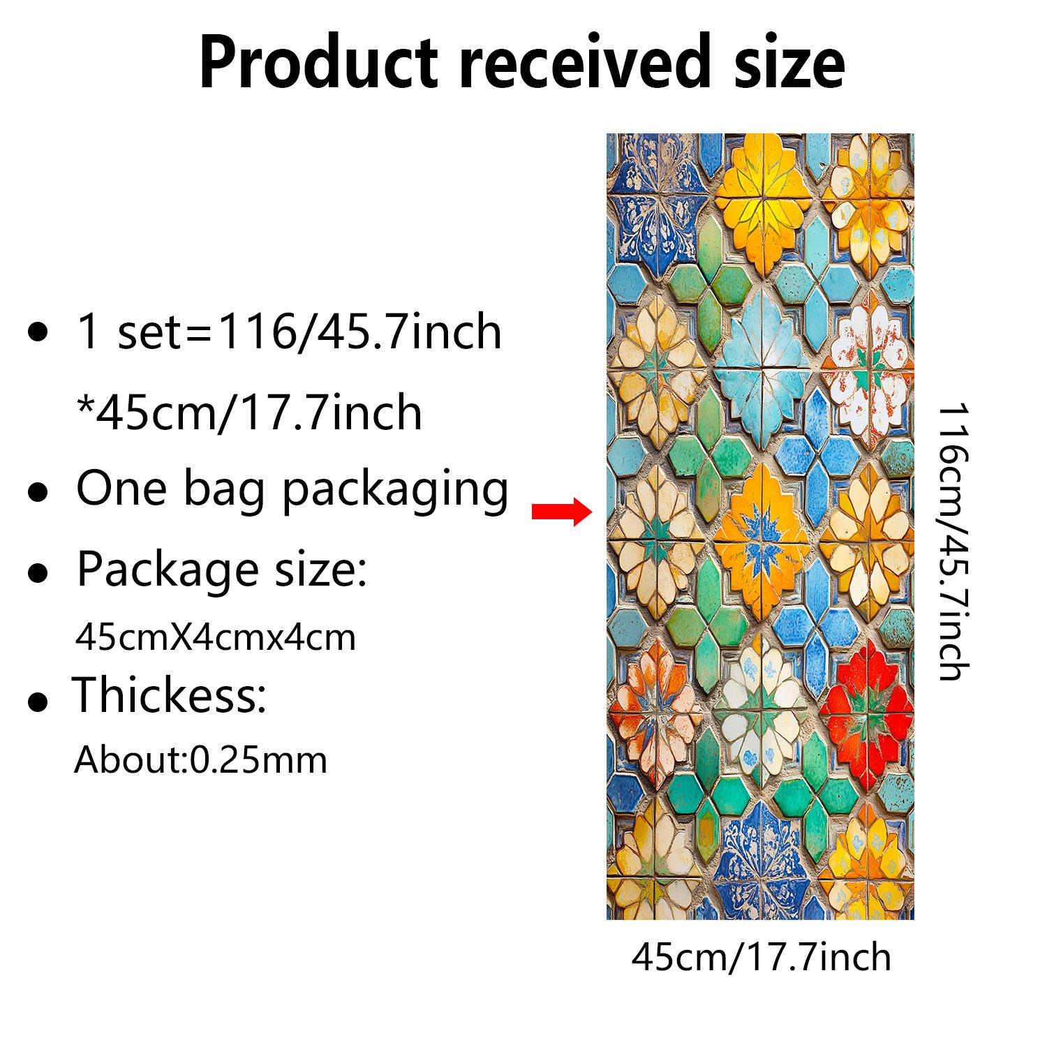 

Європейський Ретро Стиль Віконна Плівка ПВХ Електростатичні Наклейки на Скло Вітражні Віконні Плівки Статична Адгезія Матова Плівка для Скла 45cm*116cm