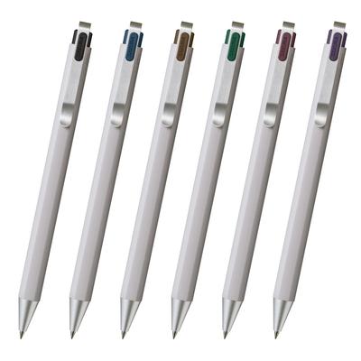 Sakura Crepas Gel Ink Ballpoint Pen Ball Sign iD 6 Color Set 0.4mm GBR204-6