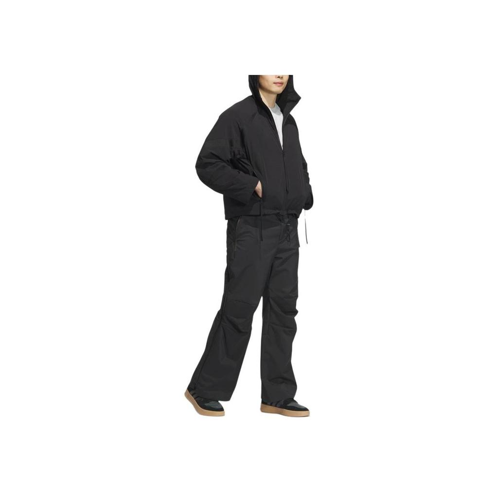 Adidas FW24 Pre Jacket Future Style Series Hooded Sports Casual Long Sleeve Jacket Men Jackets Black JN3427