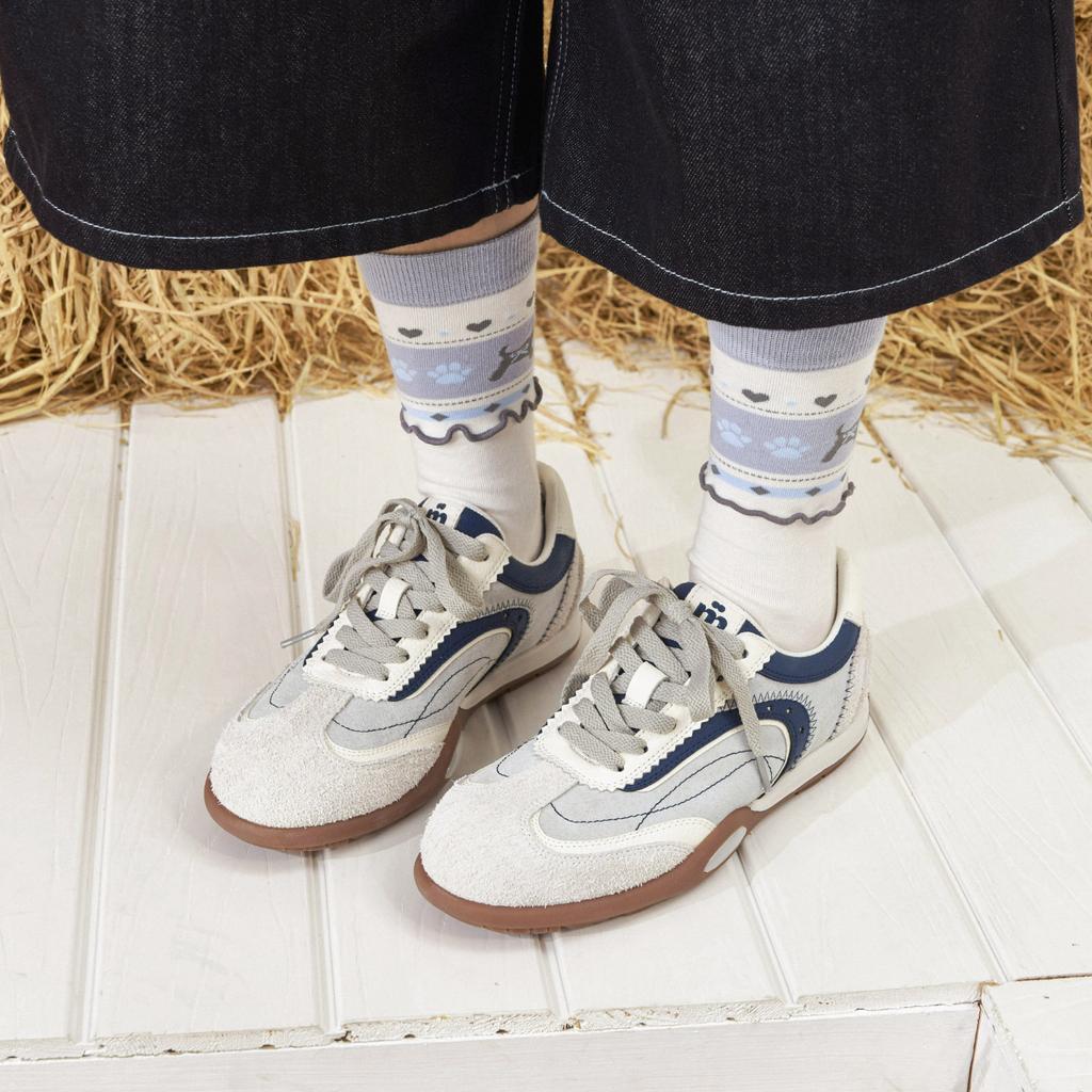 Retro German training shoes women's 2025 new autumn flat-bottomed versatile casual board shoes soft-soled women's shoes Forrest Gump sports shoes