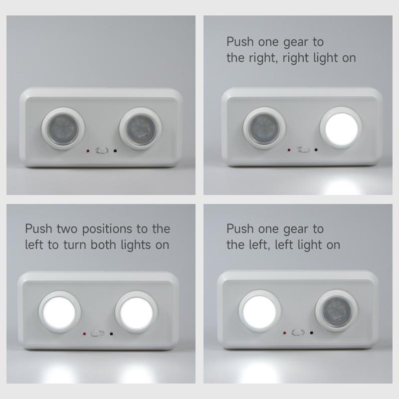 Double Head LED Emergency Lights Outdoor Camping Portable Ultra Bright Rechargeable LED Smart Lanterns Suspensible Wall Lamps
