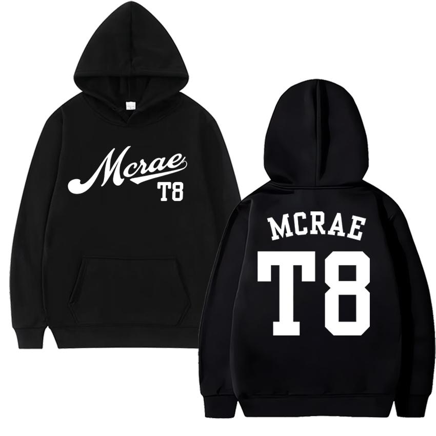 Tate Mcrae T8 Concert 2025 Double Sided print black Hoodies Men women fashion Y2k pullovers Unisex Fleece Long sleeve Sweatshirt