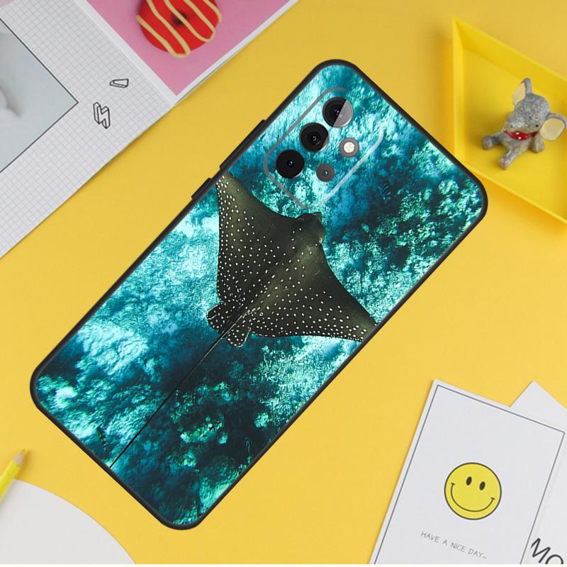 Zvířecí manta pro Samsung Galaxy A14 A34 A54 A12 A32 A52 A51 A71 A53 A33 A13 A15 A25 A35 A55 Pouzdro na telefon