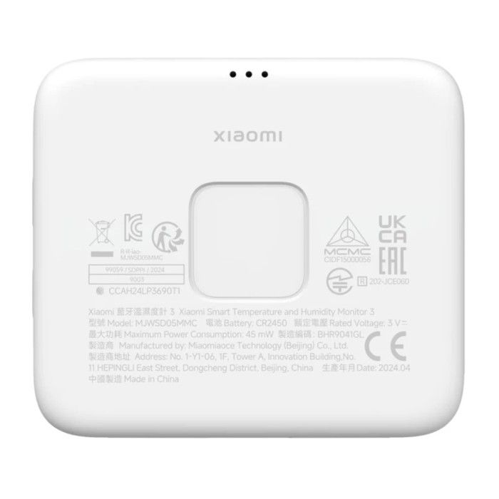 Xiaomi Monitor 3 Weiß Temperatur- und Feuchtigkeitssensor