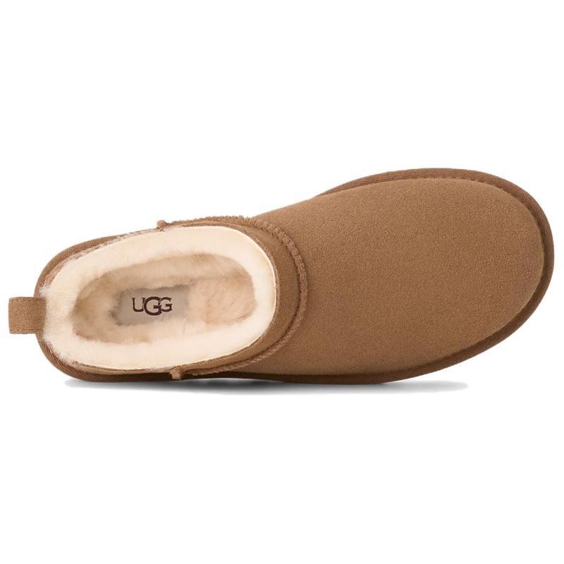 UGG Classic Micro Thermal Snow Boots Women's Chestnut Sneakers 1173891-CHE