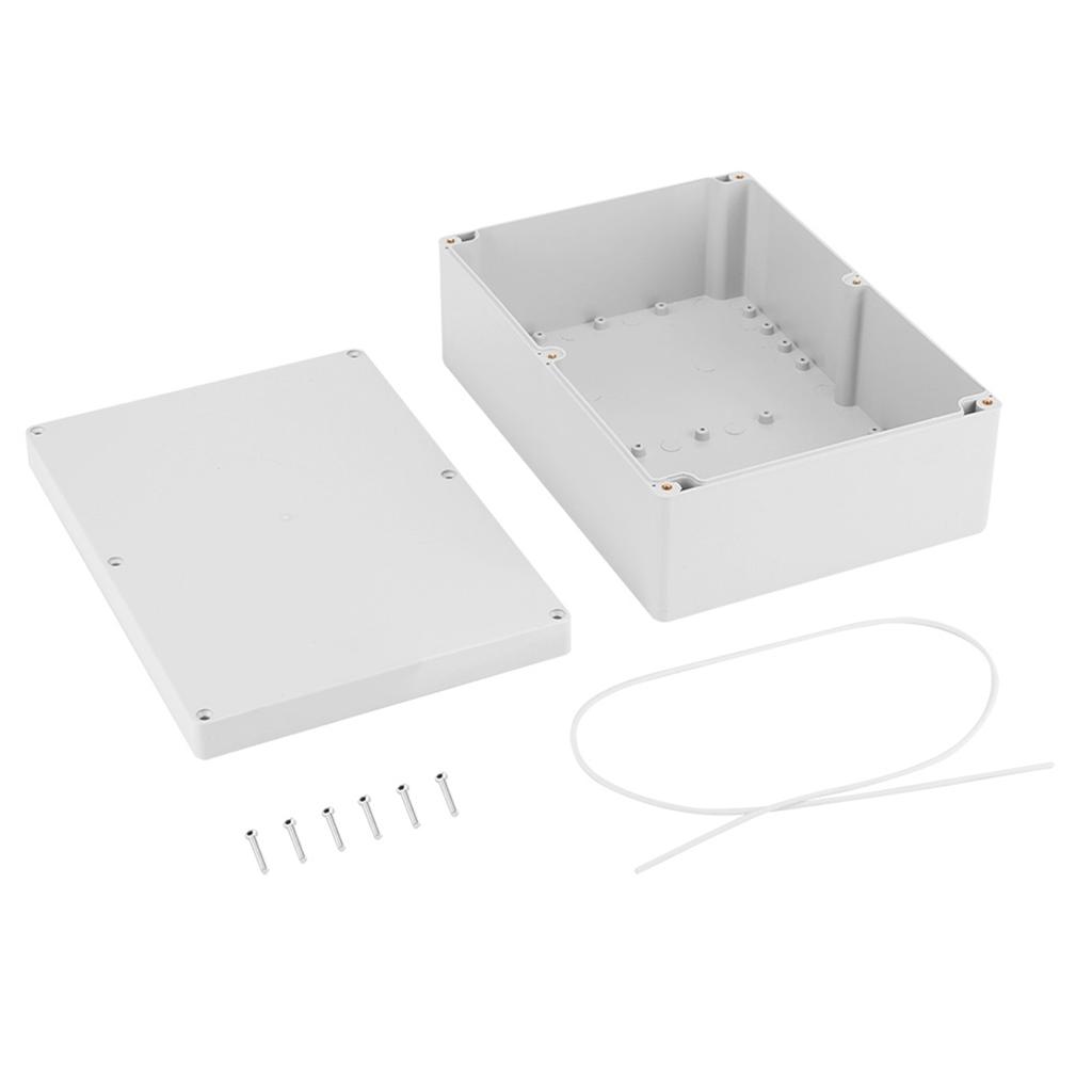 Plastic Junction Box 230*150*85mm Water resistant White Plastic Enclosure Project Case DIY Junction Box Enclosure Project Case