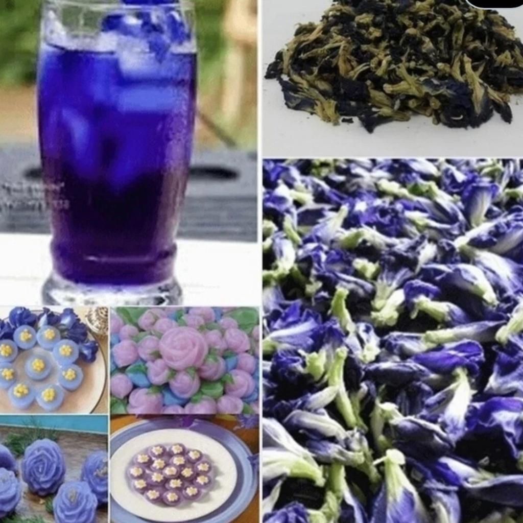 Organic Butterfly Pea Flower Tea 3.5 Oz (100g) - Up To 500 Servings
