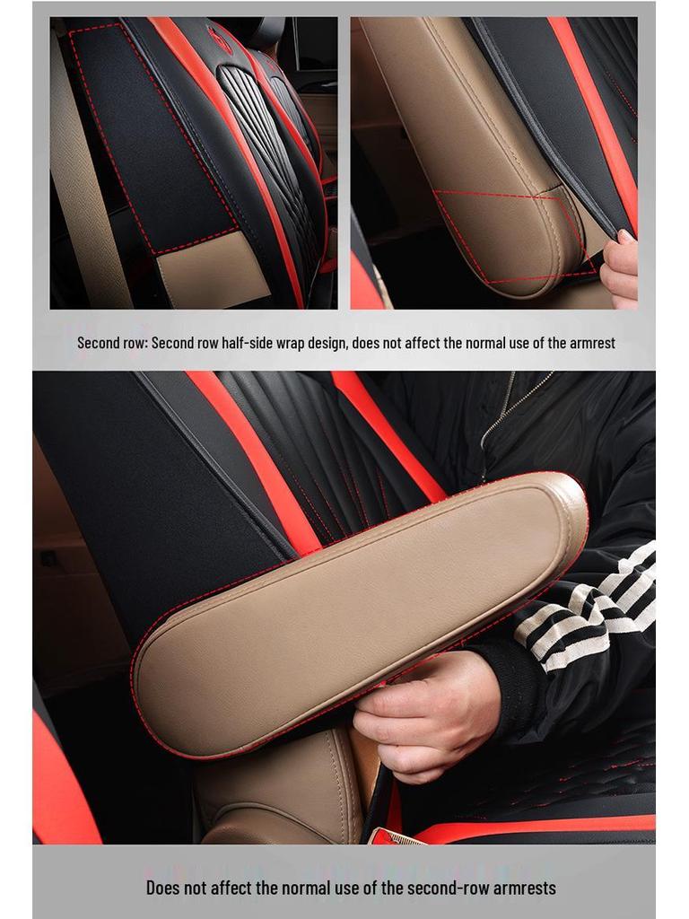 2020 Full Coverage Cartoon Leather Car Seat Cushion