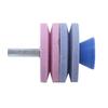 Double-layer Mower Edge Sharpener Brown Corundum Grinding Wheel New Edge Whetstone  Rotary Tiller