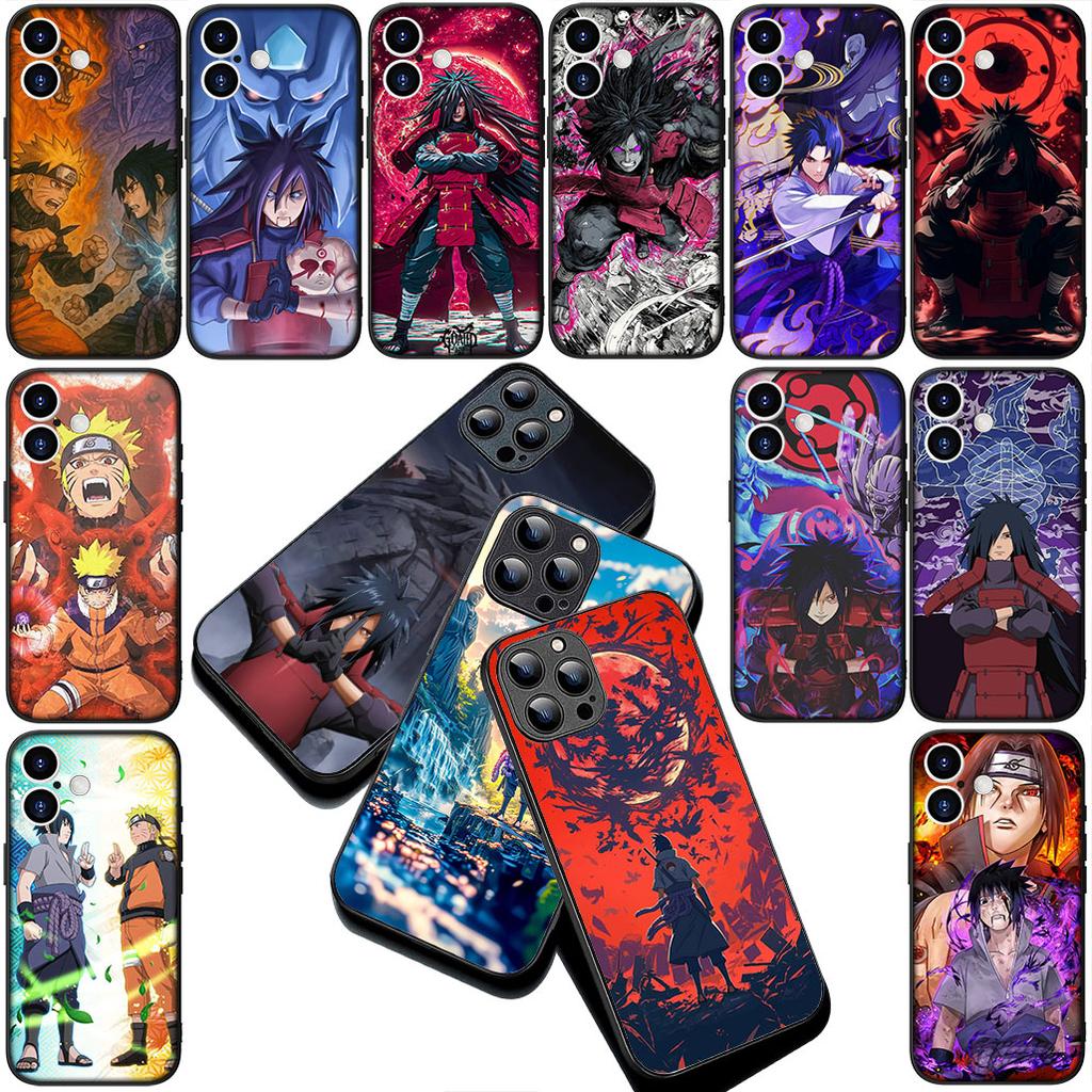 Uchiha Madaras Narutos Sasuke Cover for Samsung Galaxy S22 S21 S20 FE Ultra Plus A07 A15 A16 A17 A25 A37 A57 + Coque Phone Case