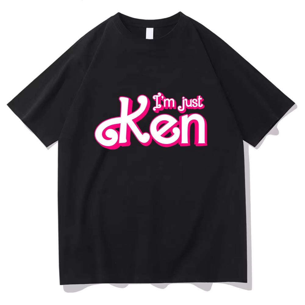 

2026 Im Just Ken RyanGosling Tshir for Spring Round Neck Graphic Printing Cotton Tshirt Ropa Hombre Comfortable Clothing Ins M