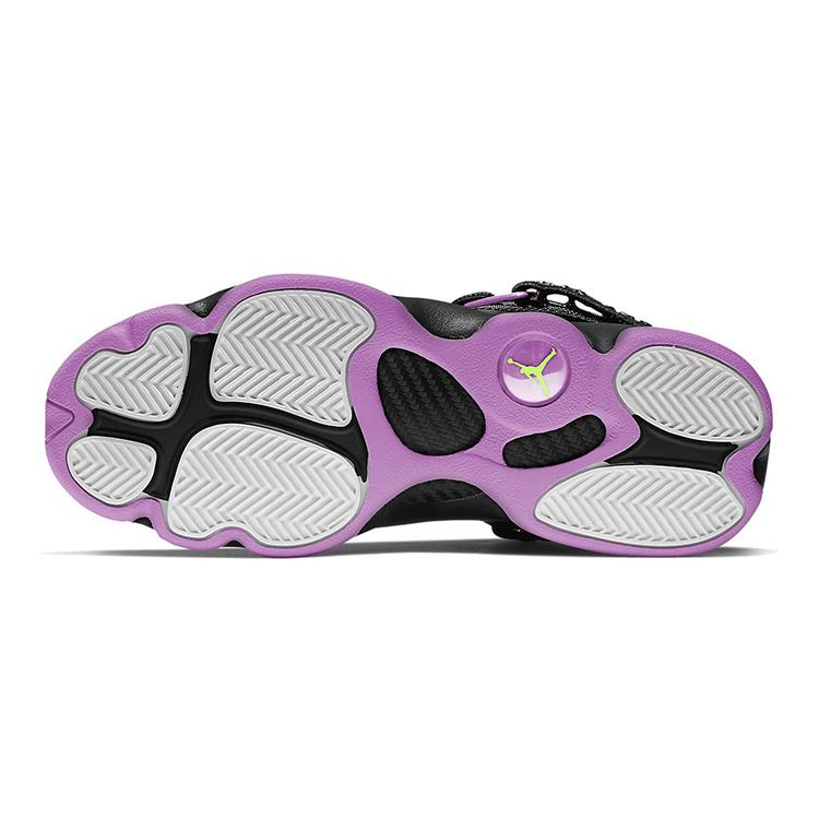 Air Jordan 6 Rings GS Wit Lichtpaars Kindersneakers Volt Zwart Shock 323419-150