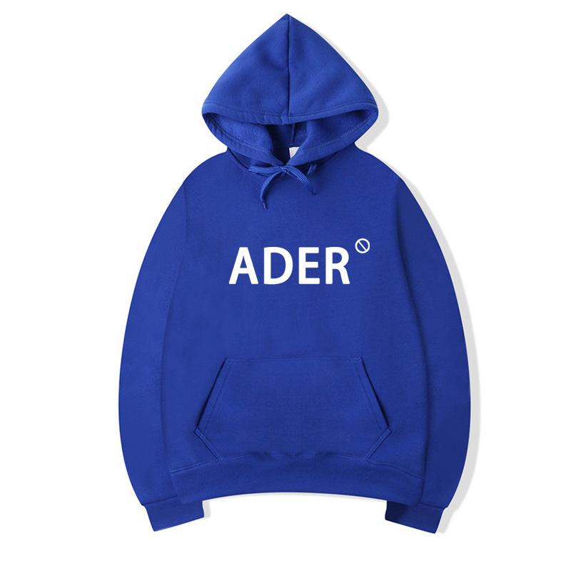 Moletom Marca Tide Ader Suéter Suéter de Lã Feminino Solto Casual com Capuz Pulôver Suéter Masculino Primavera e Outono