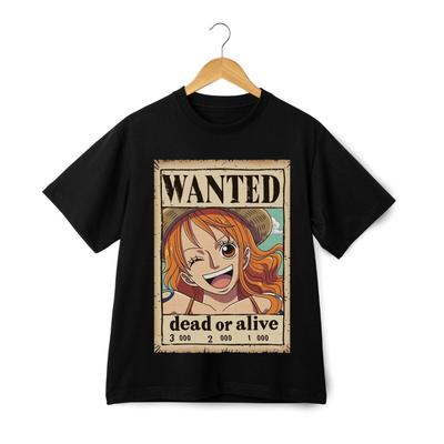 One Piece Nami Meklēšanas plakāta T-krekls – Anime Luffy Komandas krekls faniem un Otaku
