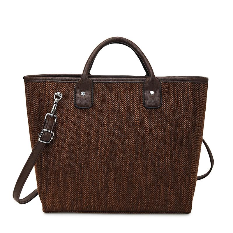 Stylish new bucket bag large capacity portable shoulder messenger tote bag