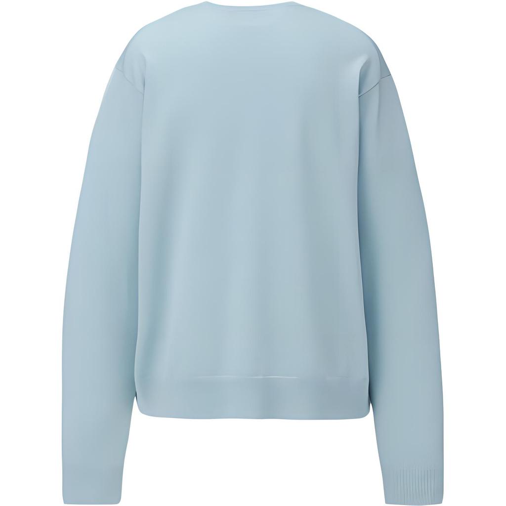 ONITSUKA TIGER Knit Top Series Round Neck Fashion Casual Long Sleeve Sweater Unisex Sweater Light-Blue 2183B468-400