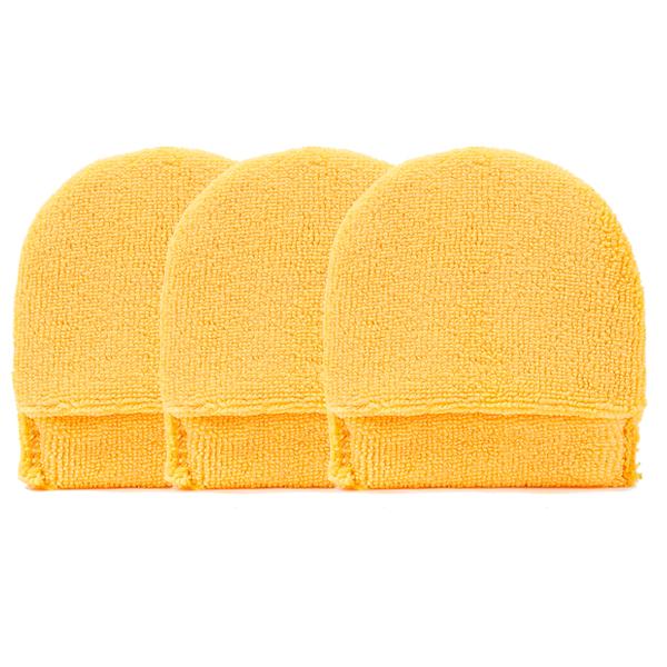 6/3 STÜCK Weiche Mikrofaser Auto Wachs Applikator Fäustlinge Polierschwamm Finger Wachs Schaum Waschpad Auto Detaillierung Reinigungswerkzeuge