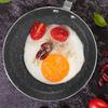 1Pcs 6 Inch Black Non-Stick Fry Pan Premium Material Fast Heating for Sandwiches Omelets Eggs Stone Coated Frying Pan for Home